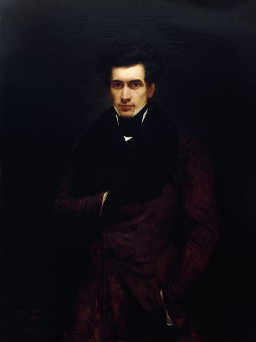 阿尔芒·卡雷尔肖像（1800-1836），记者