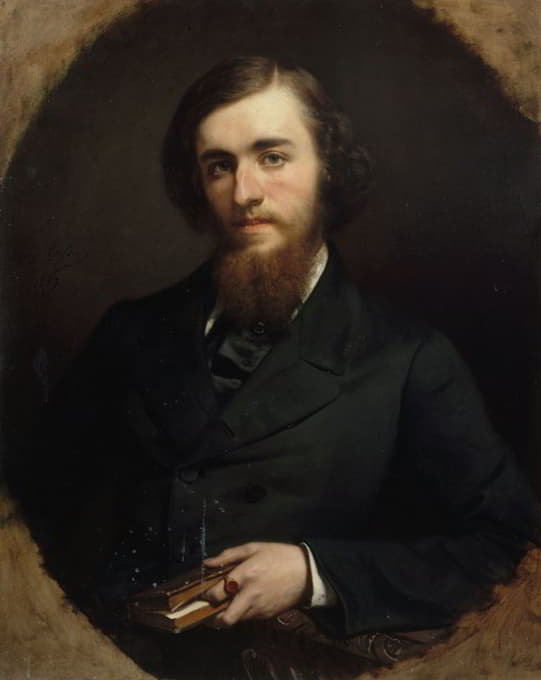 Jean-Baptiste-Ange Tissier - Portrait du comte Alfred de Liesville (1820-1885), conservateur adjoint du musée Carnavalet et donateur de la collection révolutionnaire.