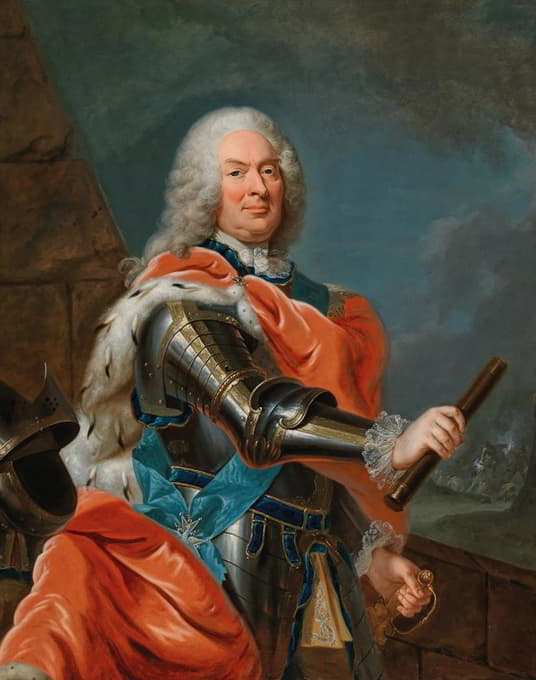 Johann Heinrich Tischbein the elder - Portrait of William VIII, Landgrave of Hessen-Kassel (1682–1760)