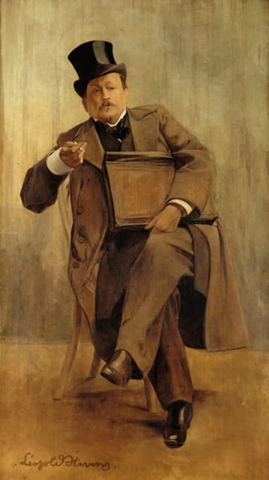 Léopold Stevens - Portrait de Georges Courteline (1858-1929), écrivain