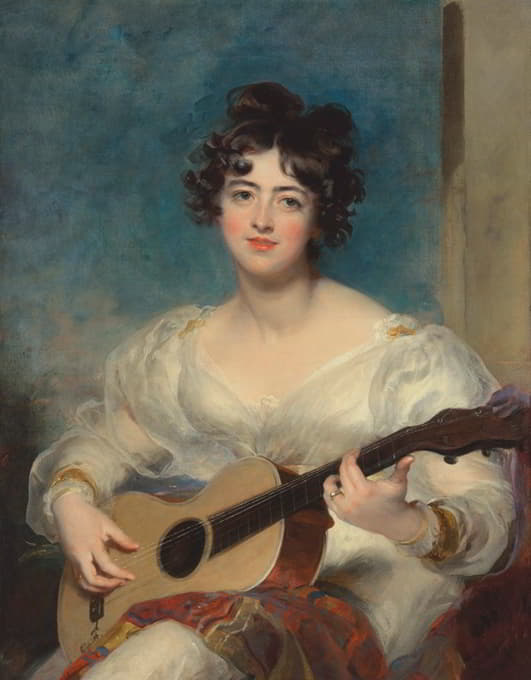 伊丽莎白·布莱克的肖像，沃尔斯科特夫人（1805-1877）