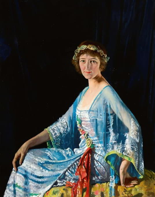 乔治安娜·艾丽斯·德拉姆夫人肖像