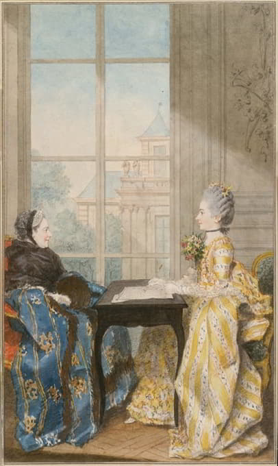 穆蒂尔侯爵夫人和她的女儿