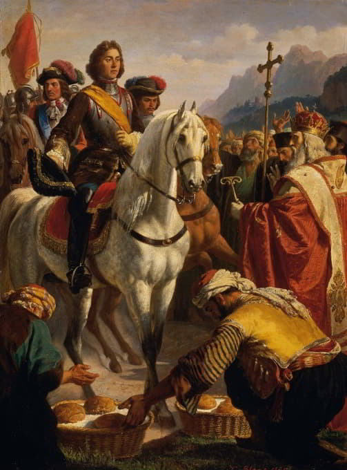 1697年尤金王子开往波斯尼亚的火车