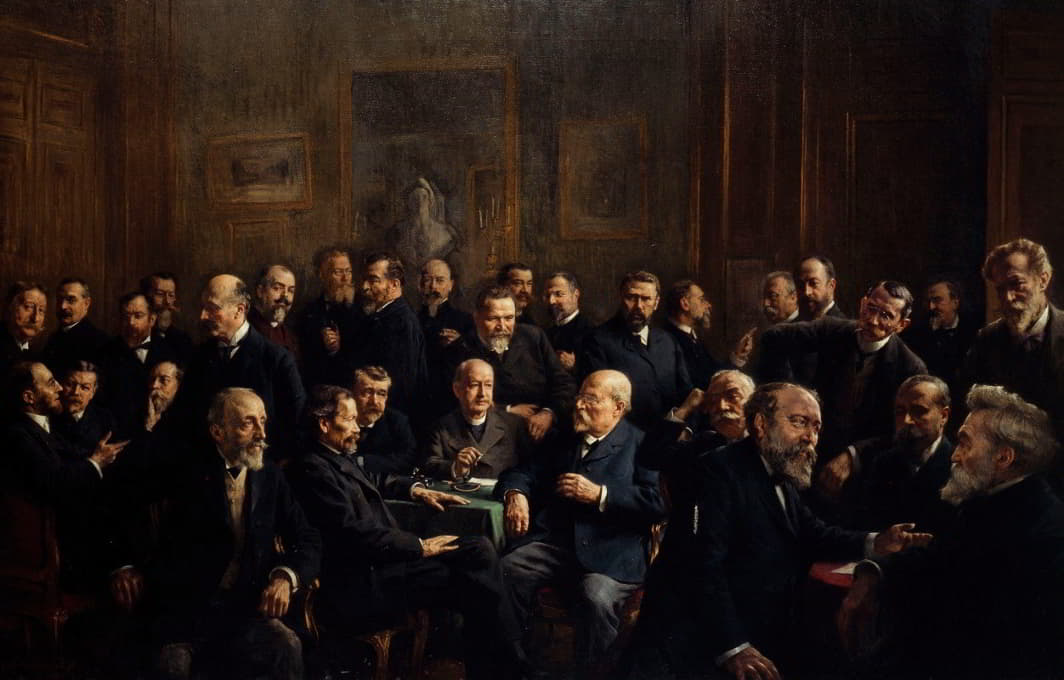 Henri Adolphe Laissement - Collective Portrait Of The Members Of The Association Of French Republican Journalists