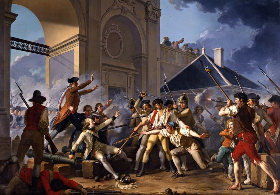 1790年8月31日，在南希事件中，年轻人的英勇勇气