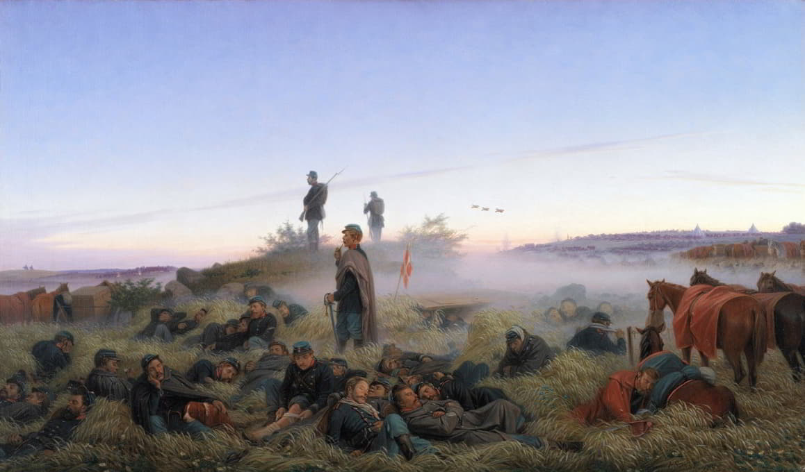 1850年7月25日伊斯特德战役后的早晨