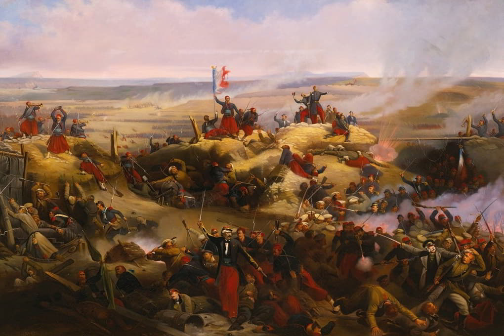1855年9月攻占马拉科夫峡谷