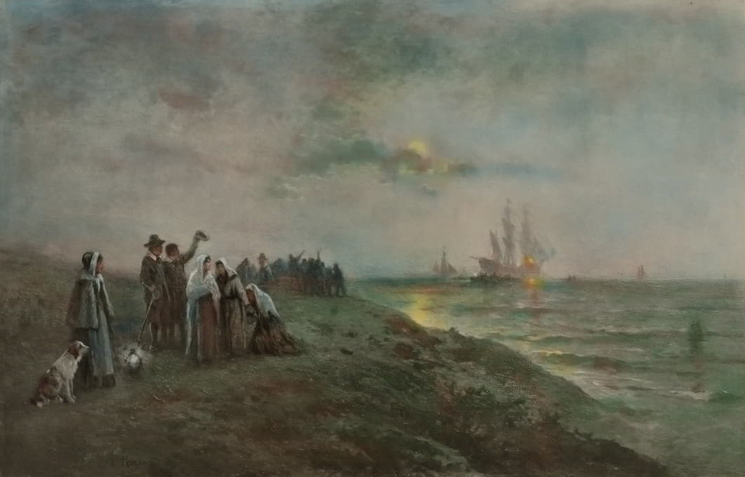 Anonymous - Embarkation of the Pilgrims from Southampton