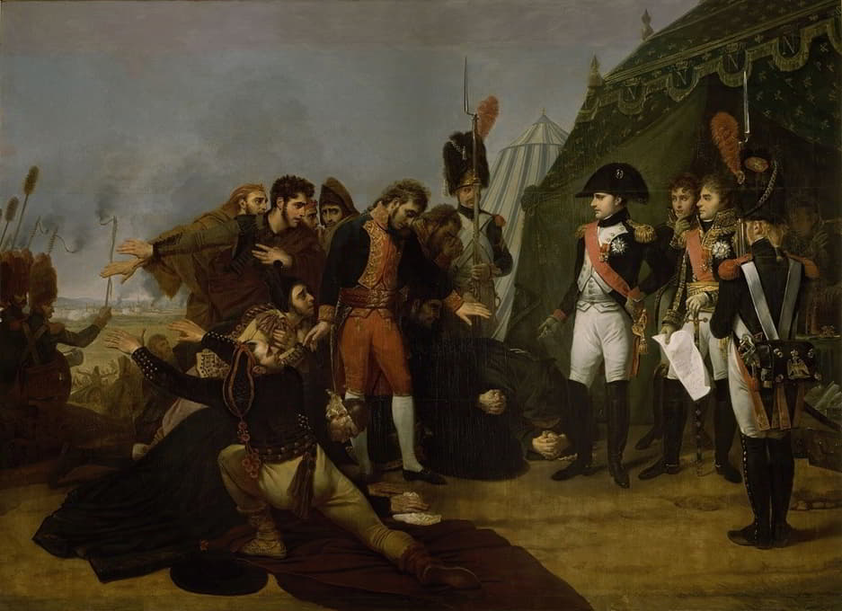 拿破仑接受马德里投降，1808年12月4日