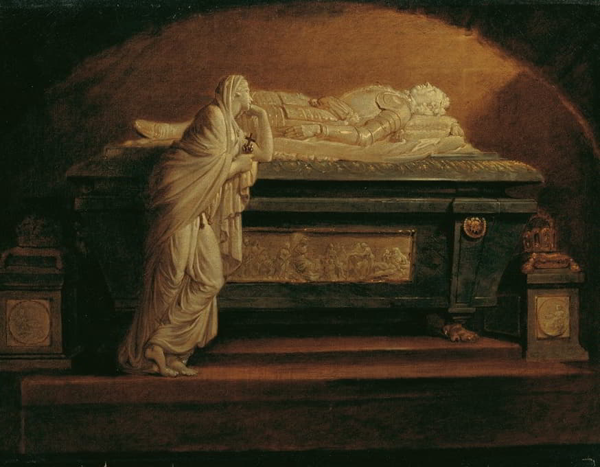 利奥波德二世皇帝的陵墓。弗兰兹·安东·扎纳在奥古斯丁教堂创作