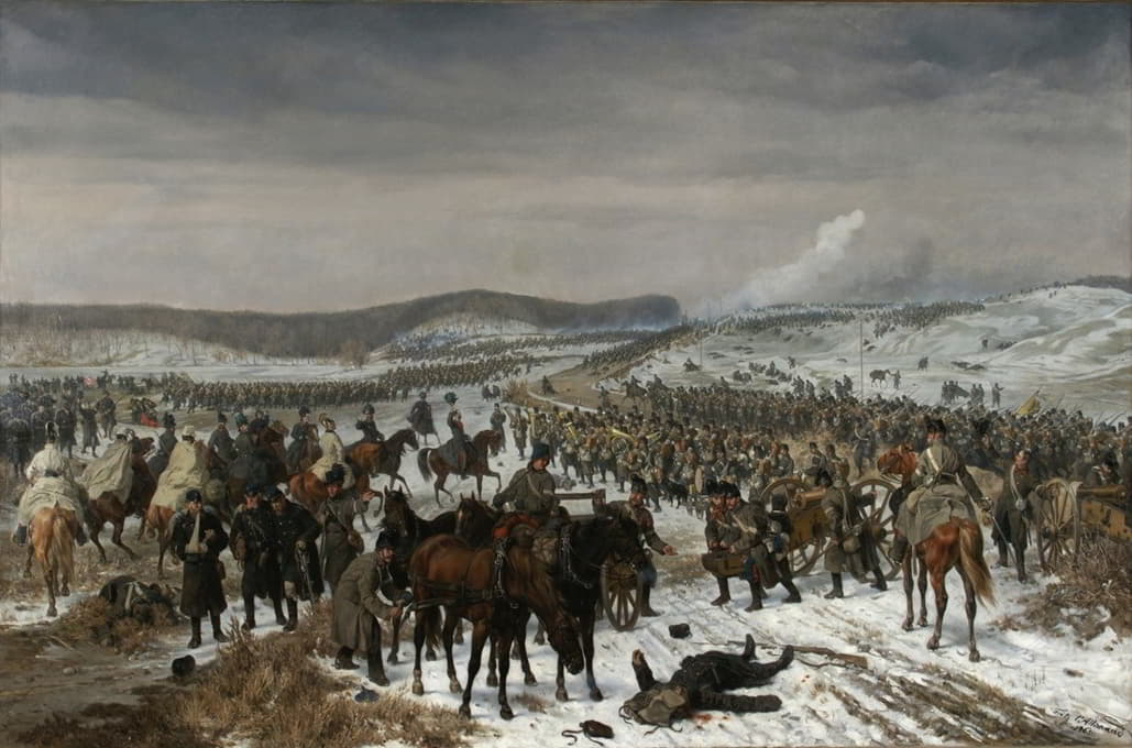 6日在奥弗西的战斗。1864年2月