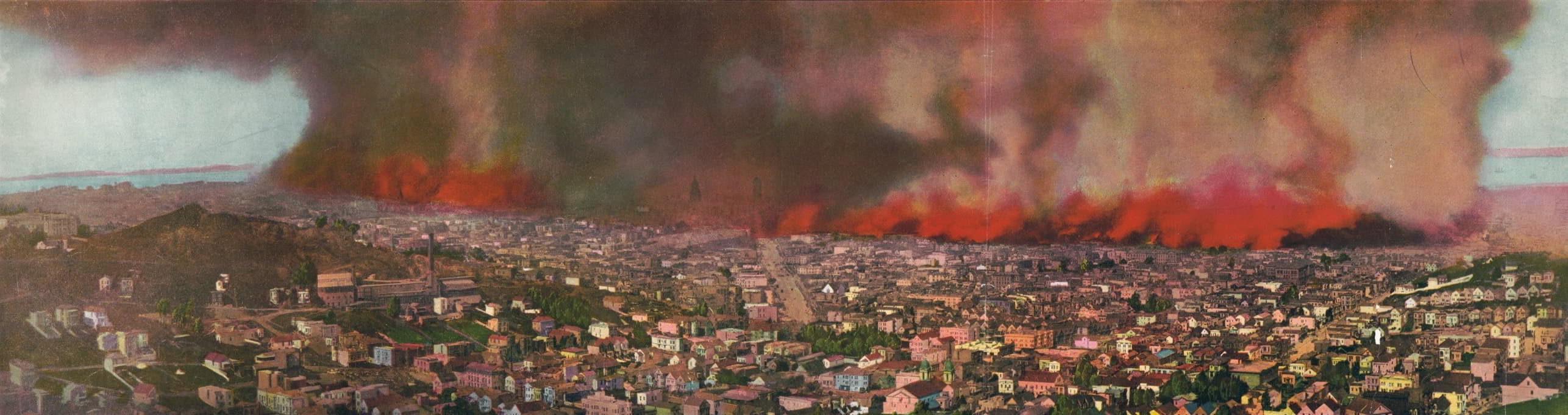 Harry Sterling Hooper - The burning of San Francisco