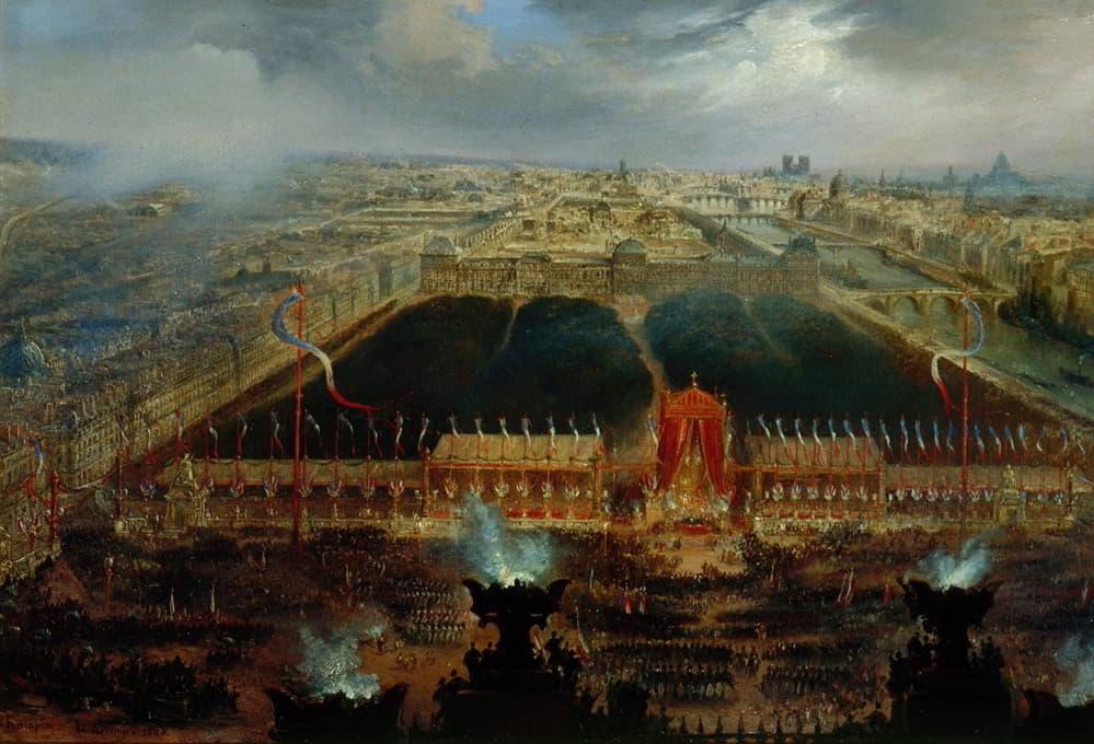 Jean-Jacques Champin - Fête de la Constitution sur la place de la Concorde, le 12 novembre 1848