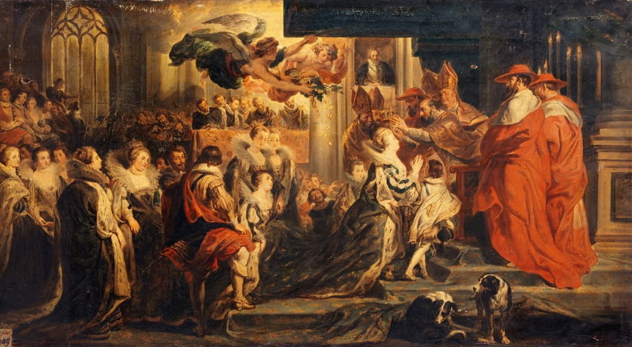 玛丽·德·梅迪西斯加冕礼，1610年5月13日