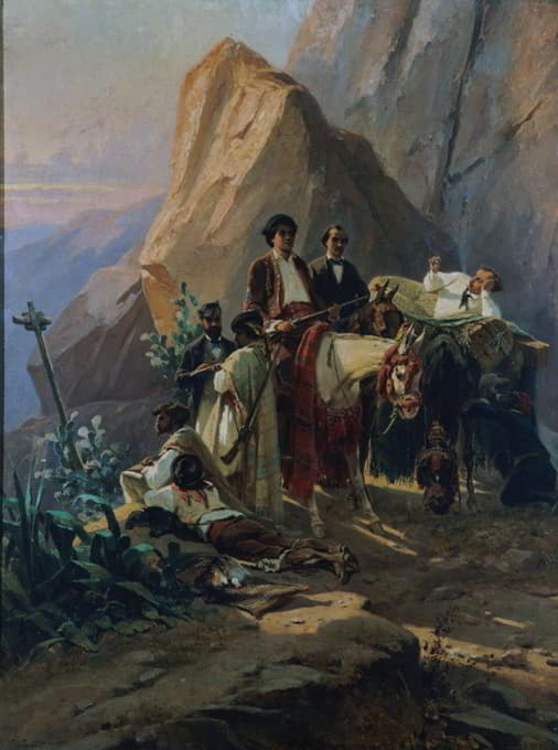 Eugène Giraud - Souvenir du voyage de Paris à Cadix fait, en 1846, par Alexandre Dumas et ses amis