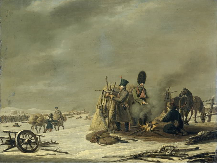 1812年12月3日至4日在莫洛德奇诺露营；拿破仑从俄国撤退的一段插曲