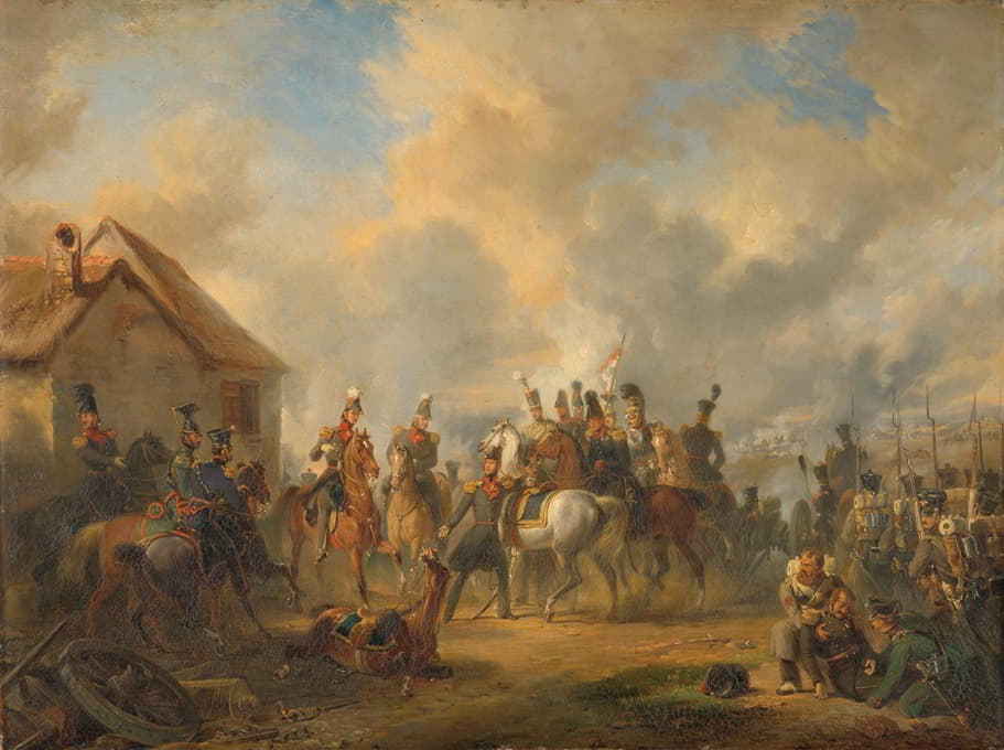 Nicolaas Pieneman - The Battle of Bautersem during the Ten Days’ Campaign