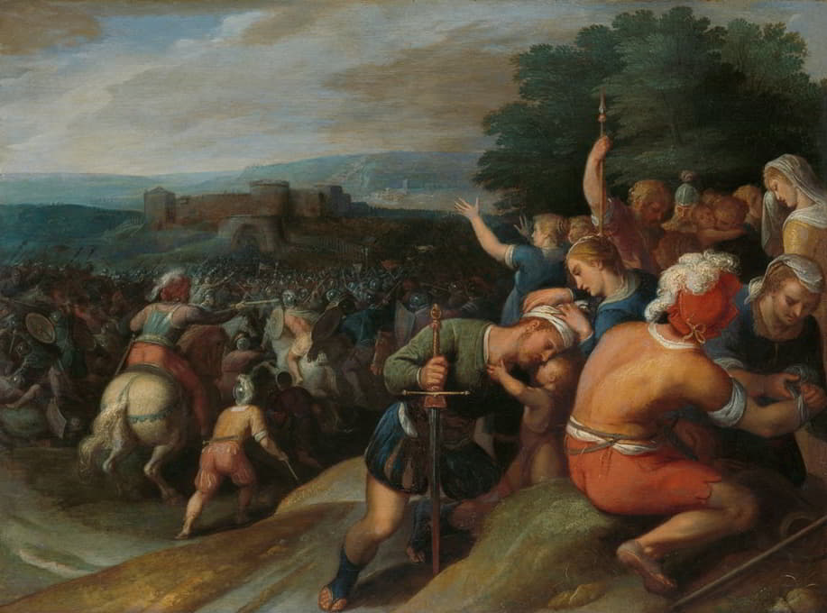巴达维人在维特拉包围了罗马人