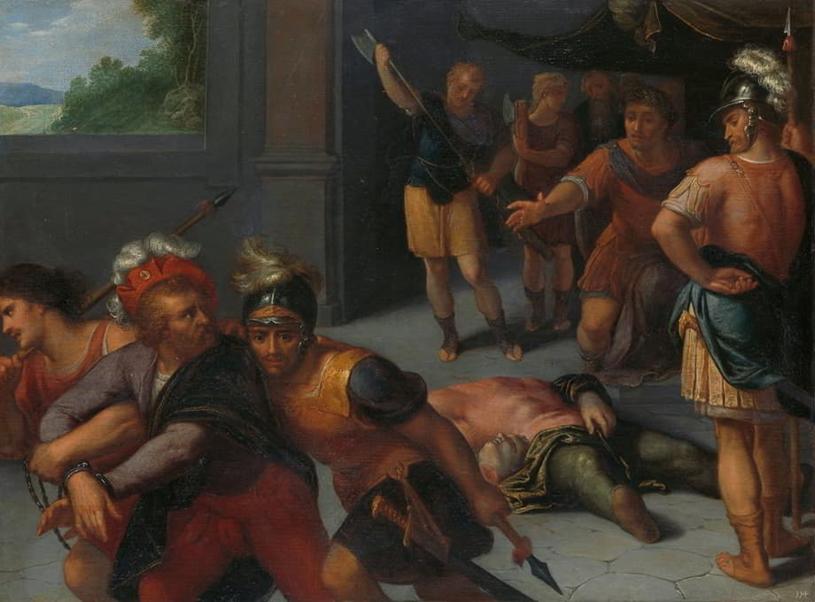 Otto van Veen - The Beheading of Claudius Paulus and the Capture of Julius Civilis