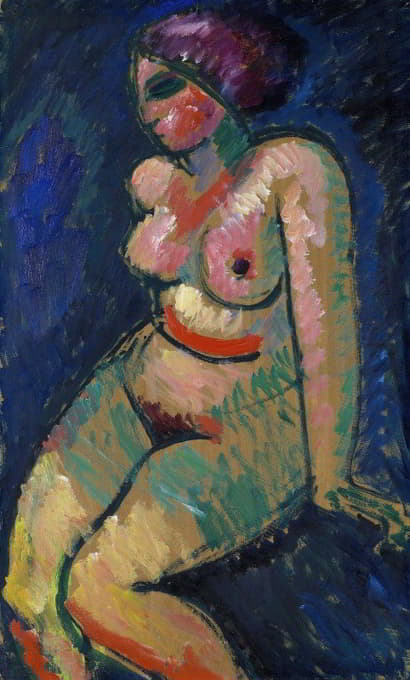 Alexej von Jawlensky - Seated Female Nude