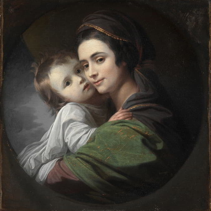 伊丽莎白·舍威尔·韦斯特和她的儿子拉斐尔