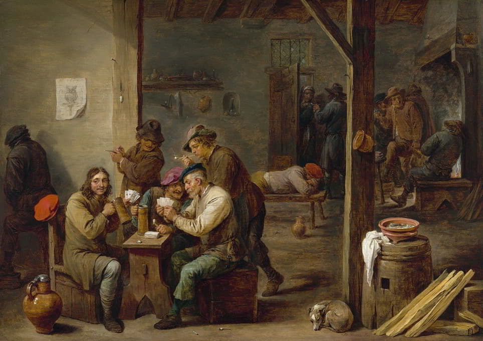 David Teniers The Younger - Tavern Scene