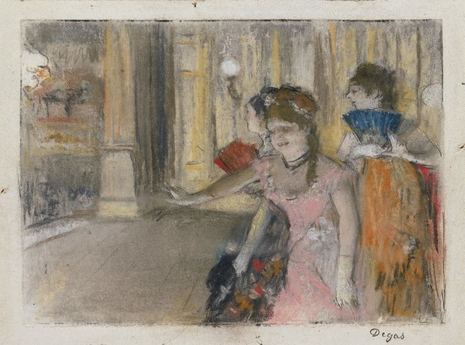 Edgar Degas - Singers on the Stage