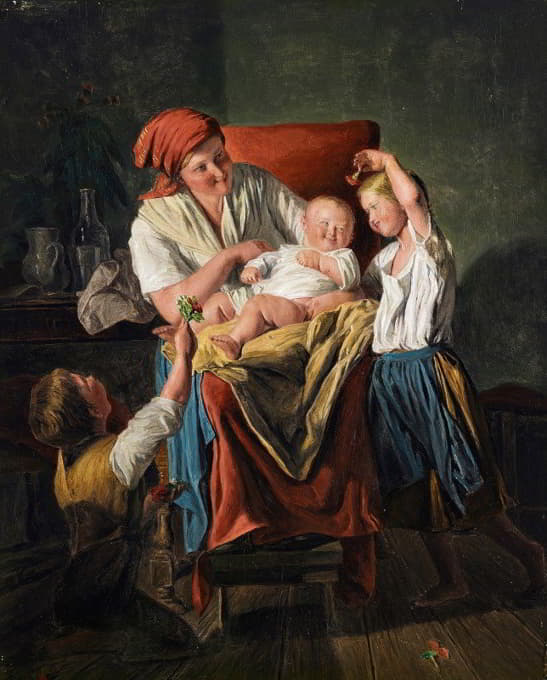 Ferdinand Georg Waldmüller - Mother luck
