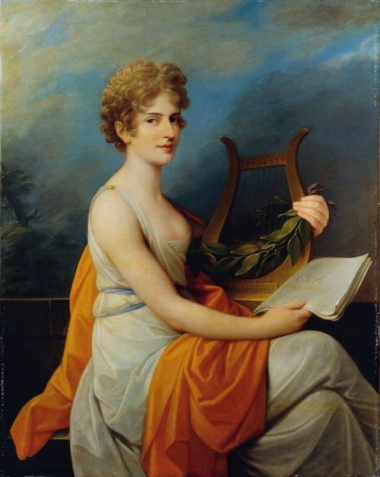 宫廷歌剧歌手特雷西亚·萨尔在约瑟夫·海顿的《创作》中扮演“伊娃”