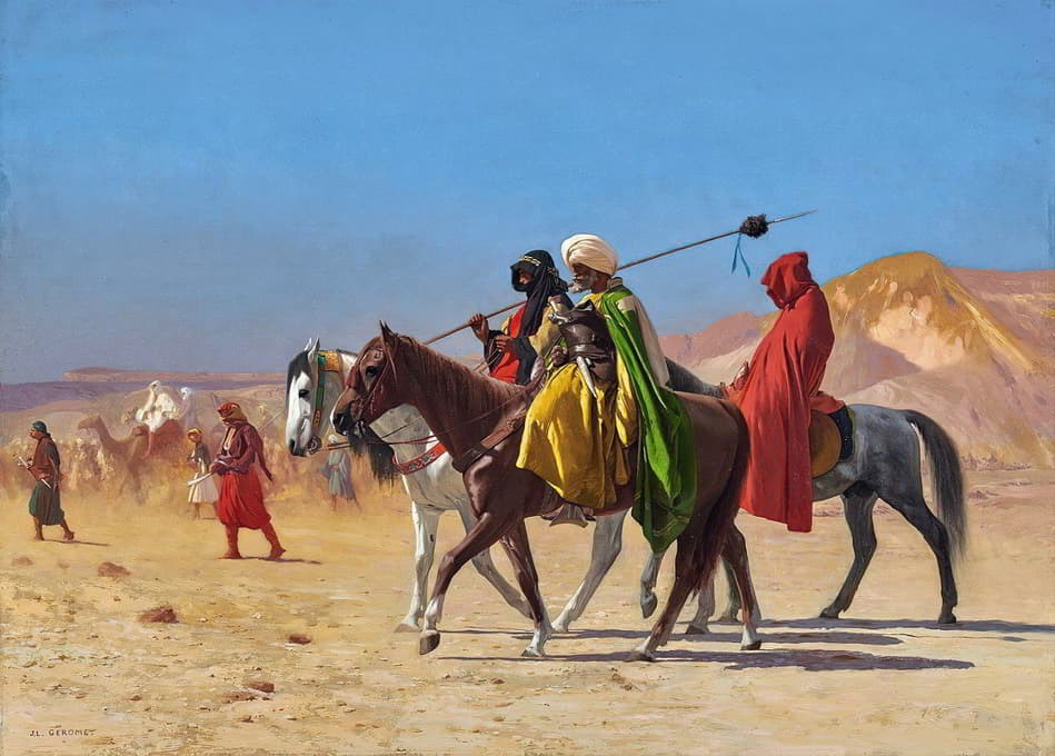 Jean-Léon Gérôme - Riders Crossing the Desert