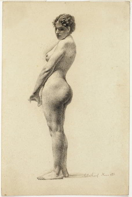 Marie Mathieu - Standing Female Nude