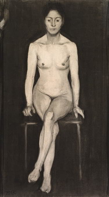Paula Modersohn-Becker - Seated Female Nude