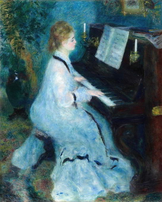 弹钢琴的女人