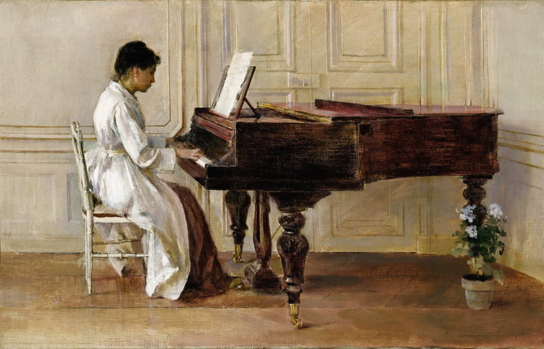 Theodore Robinson - At the Piano