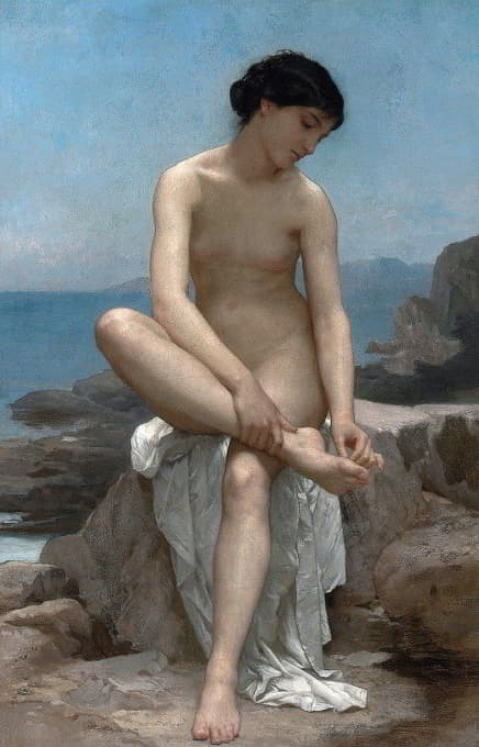 William-Adolphe Bouguereau - The Bather
