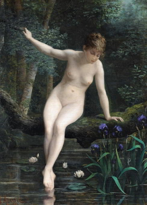 Marguerite Arosa - Young Woman Bathing