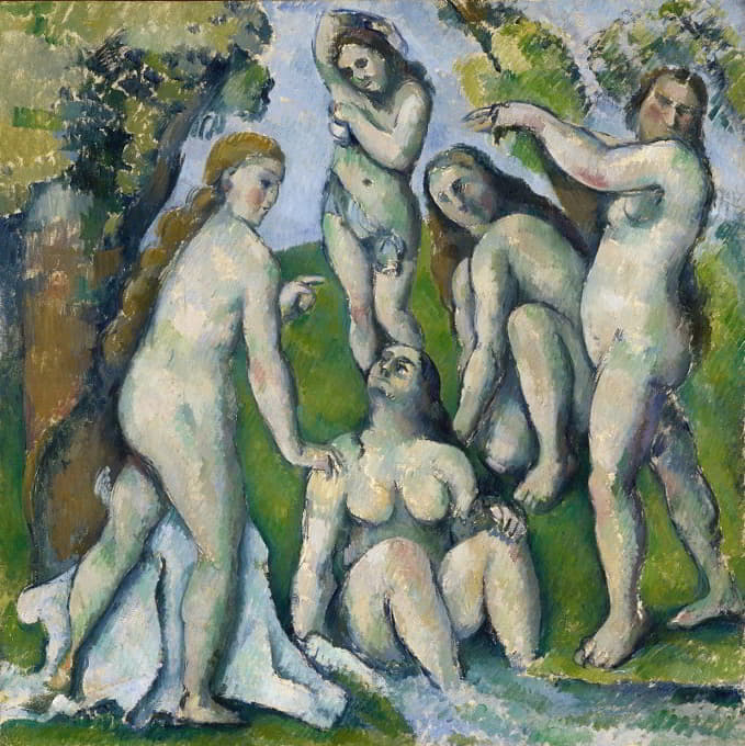 Paul Cézanne - Five Bathers
