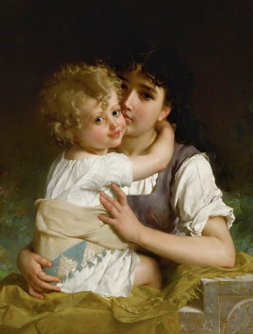 Émile Munier - Maternal Affection