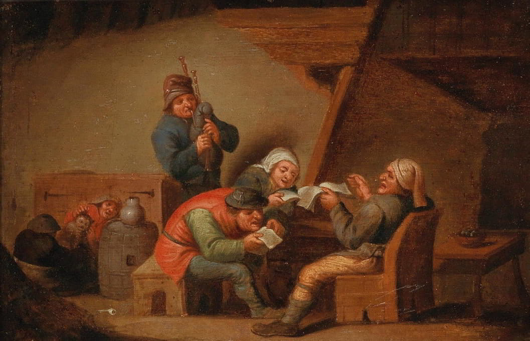 Bartholomeus Molenaer - Singing peasants