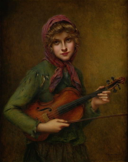 年轻的小提琴手