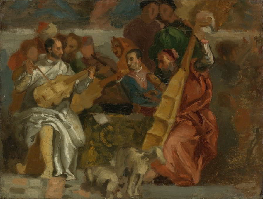 Eugène Delacroix - Musicians
