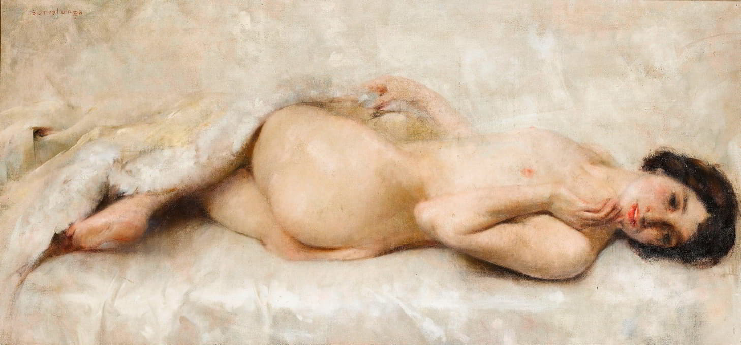 Luigi Serralunga - Reclining Nude