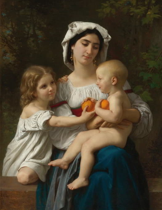 William-Adolphe Bouguereau - Les Oranges