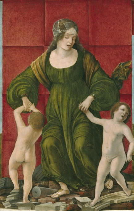 Ercole de' Roberti - The Wife of Hasdrubal and Her Children