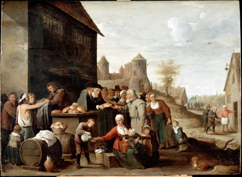 David Teniers The Younger - The Seven Corporal Works of Mercy