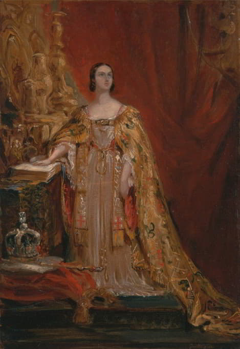 George Hayter - Queen Victoria Taking the Coronation Oath, June 28, 1838