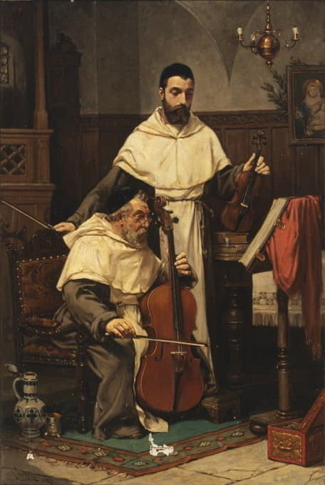 Valdemar Sichelkow - Musicerende munke