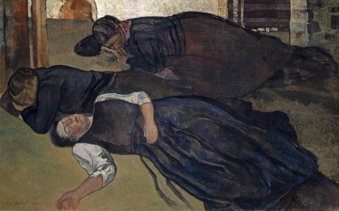 Edouard Vallet - Sleeping Women
