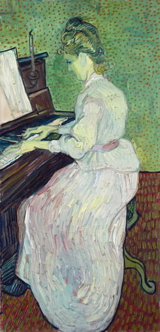 玛格丽特·加切特在弹钢琴